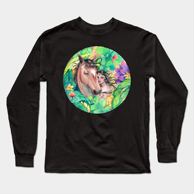 Love Horse Long Sleeve T-Shirt by DaniMej